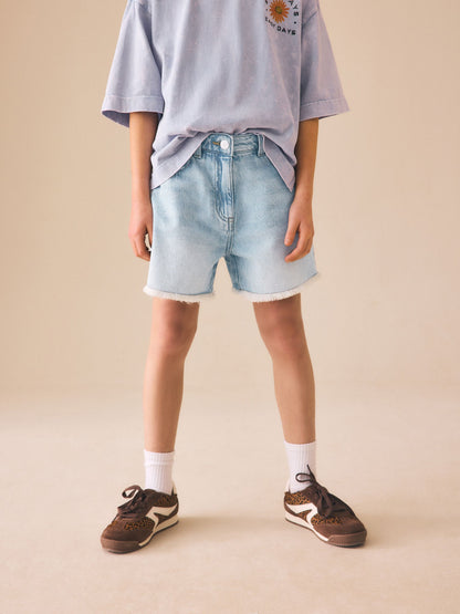Dsiney Kidz - Mid Blue Denim Bermuda Shorts (3-16yrs) image 2