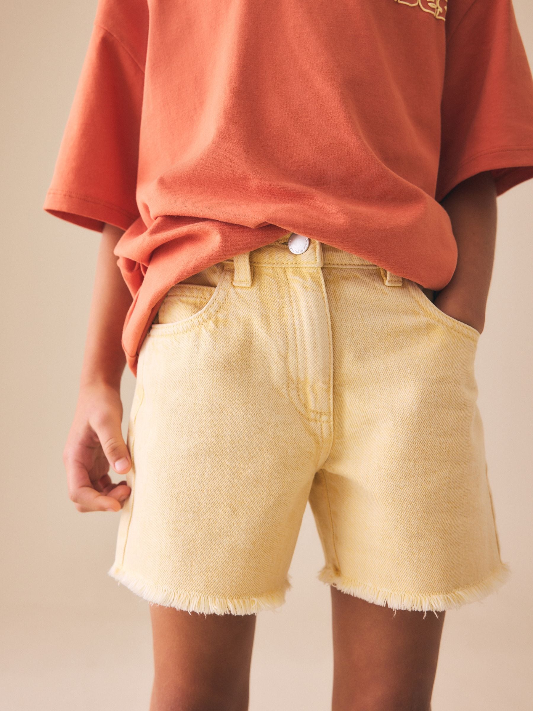 Dsiney Kidz - Lemon Yellow Bermuda Shorts (3-16yrs) image 1