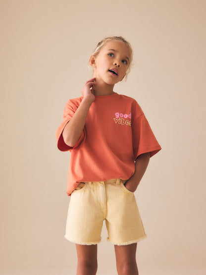 Dsiney Kidz - Lemon Yellow Bermuda Shorts (3-16yrs) image 3