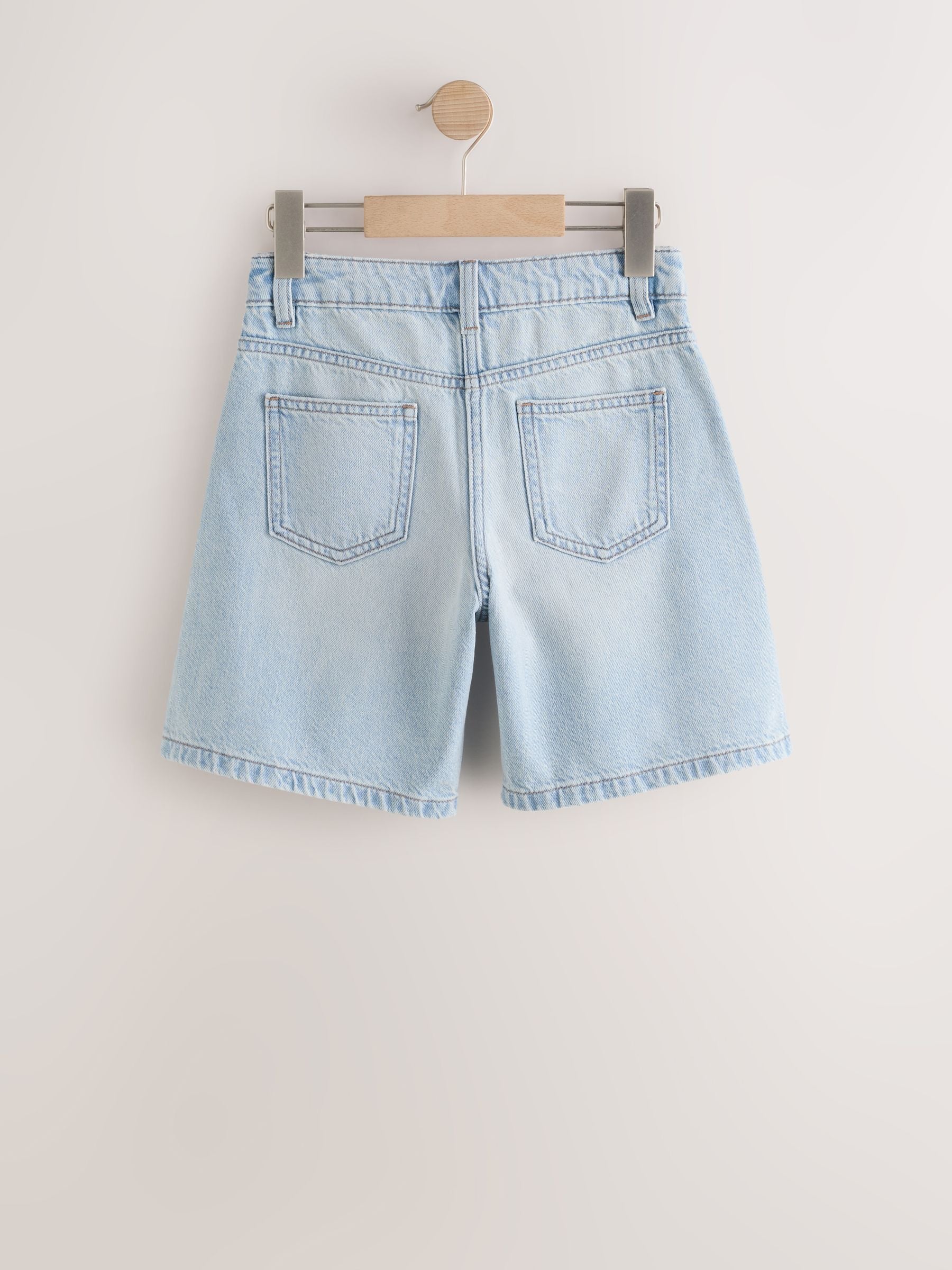 Dsiney Kidz - Light Blue Regular Length Jort Shorts (3-16yrs) image 6