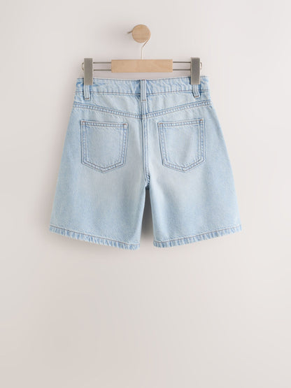Dsiney Kidz - Light Blue Regular Length Jort Shorts (3-16yrs) image 6