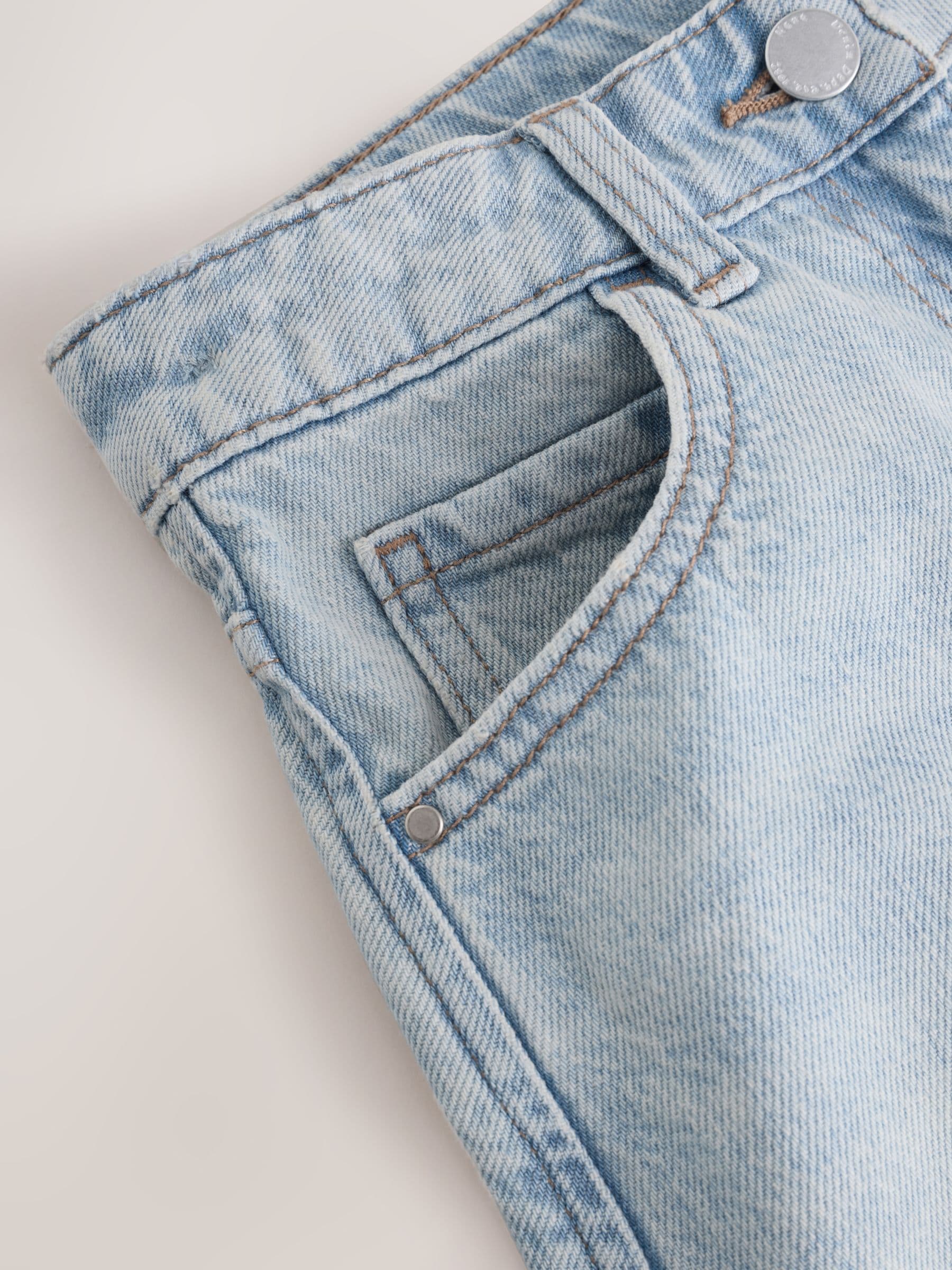 Dsiney Kidz - Light Blue Regular Length Jort Shorts (3-16yrs) image 7