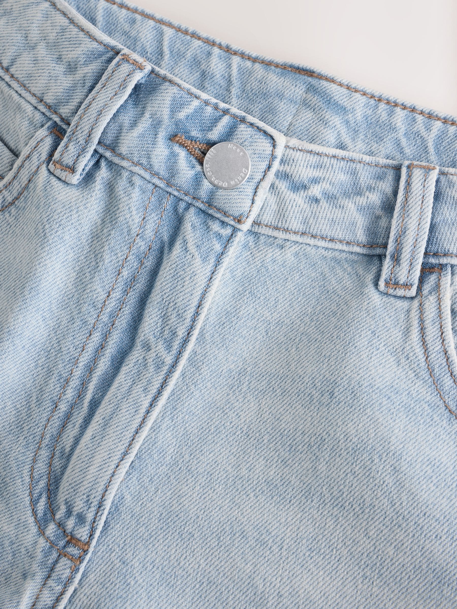 Dsiney Kidz - Light Blue Regular Length Jort Shorts (3-16yrs) image 8
