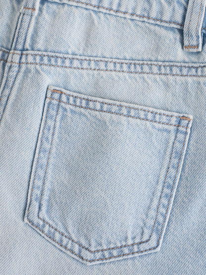 Dsiney Kidz - Light Blue Regular Length Jort Shorts (3-16yrs) image 9