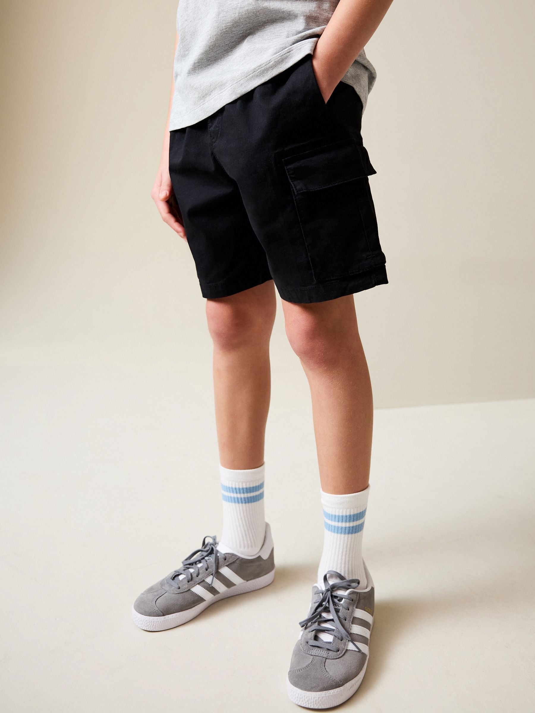 Dsiney Kidz - Black Cargo Shorts (3-16yrs) image 1