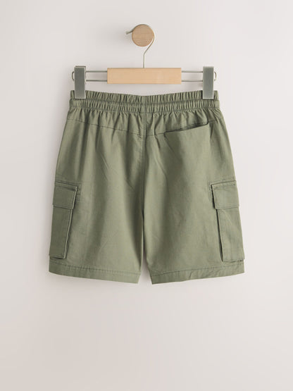 Dsiney Kidz - Khaki Green Cargo Shorts (3-16yrs) image 5