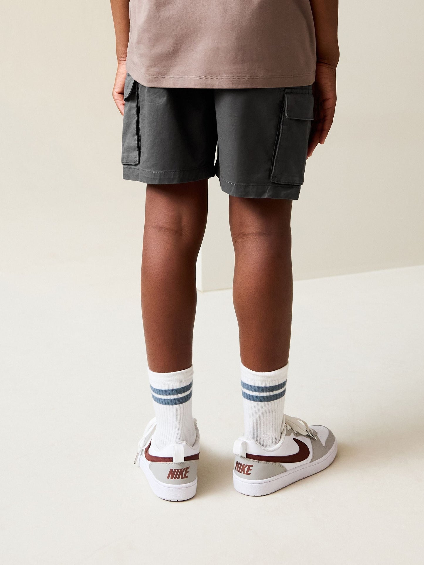 Dsiney Kidz - Charcoal Grey Cargo Shorts (3-16yrs) image 3