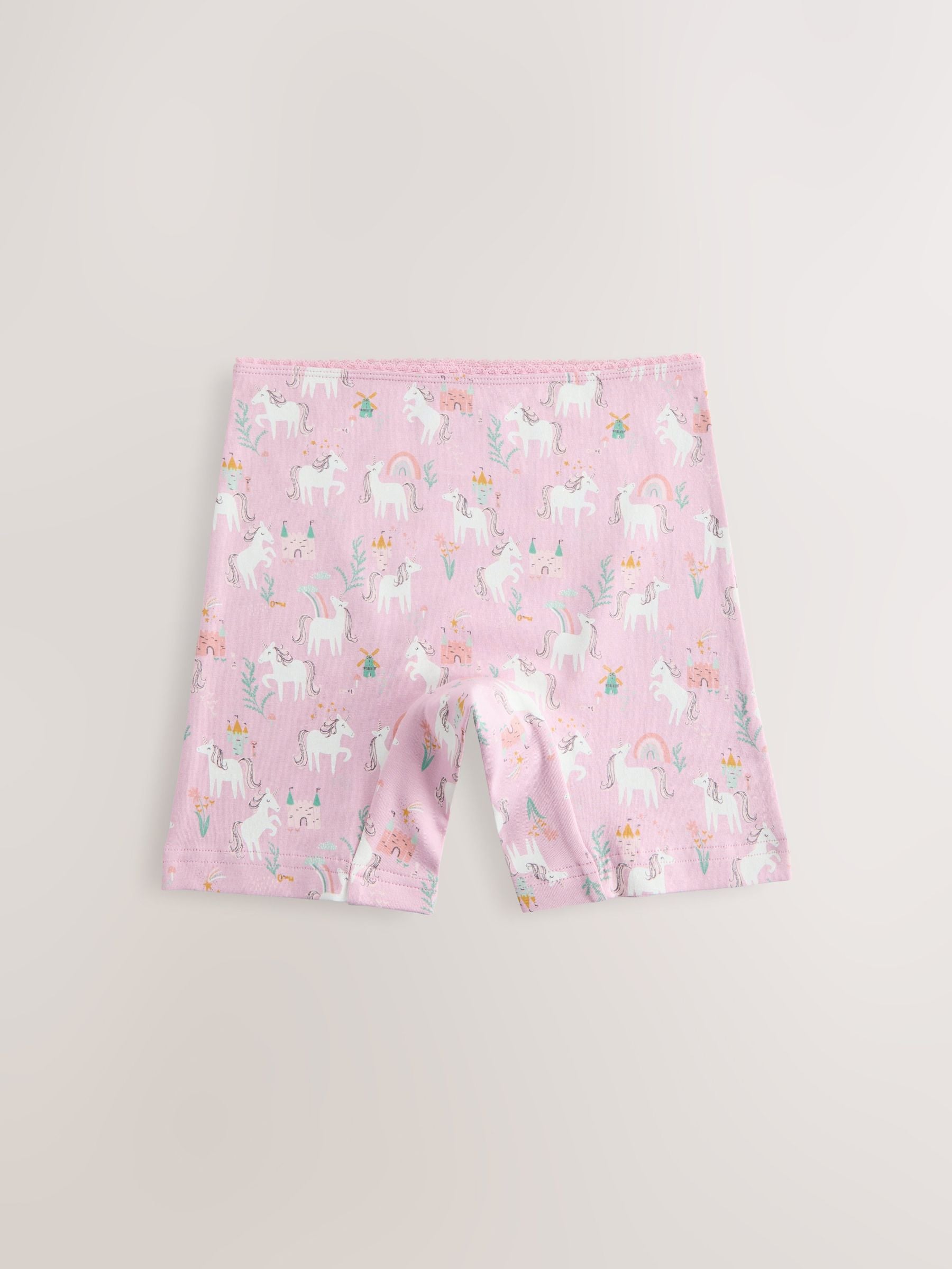 Pink Unicorn Long Leg Briefs 5 Pack (2-16yrs) image 3