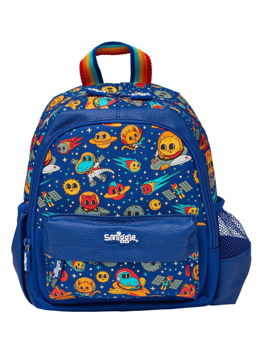 Smiggle Navy Blue Teeny Tiny Ready Set Go Backpack image 1