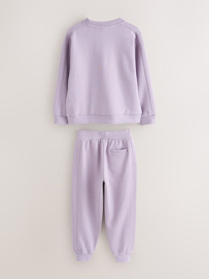 Baker by Ted Baker Purple Sweatshirt and Joggers Set image 2