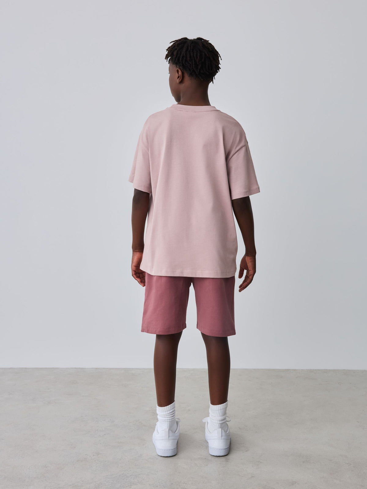 Baker by Ted Baker Light Pink Baker by Ted Baker Oversized T-Shirt and Shorts Set - image 2