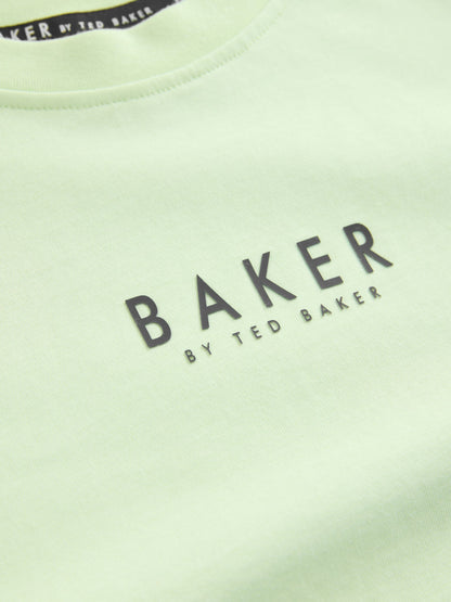Baker by Ted Baker Lime Green/Black Baker by Ted Baker Oversized T-Shirt and Shorts Set - image 8