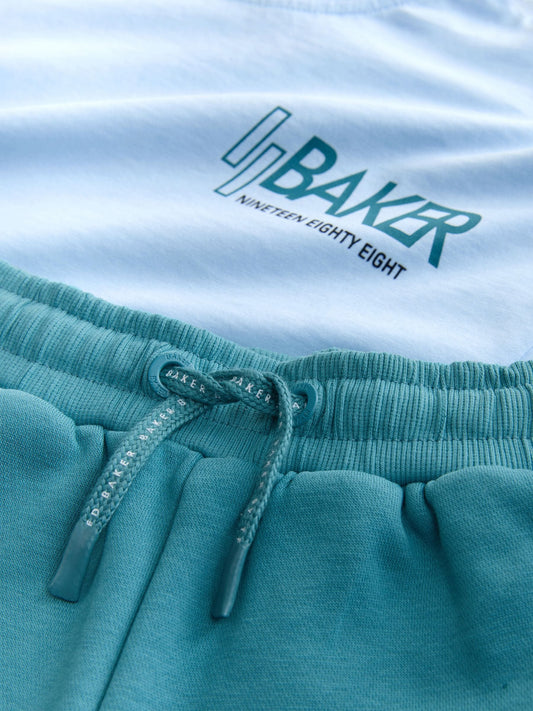Baker by Ted Baker Oversized Graphic T-Shirt and Shorts Set image 3