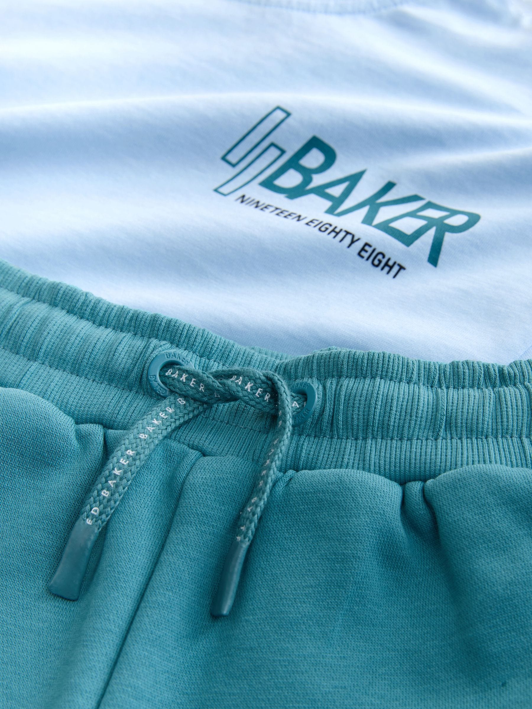 Baker by Ted Baker Oversized Graphic T-Shirt and Shorts Set image 10