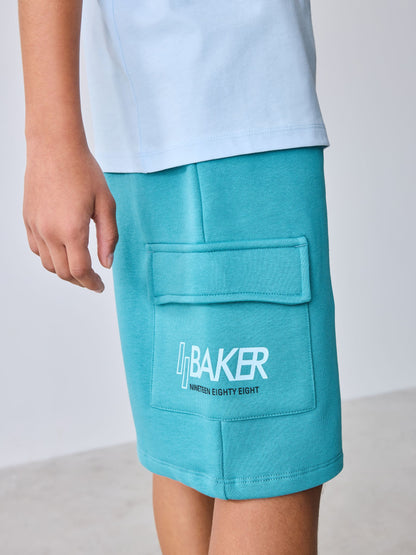 Baker by Ted Baker Oversized Graphic T-Shirt and Shorts Set image 6