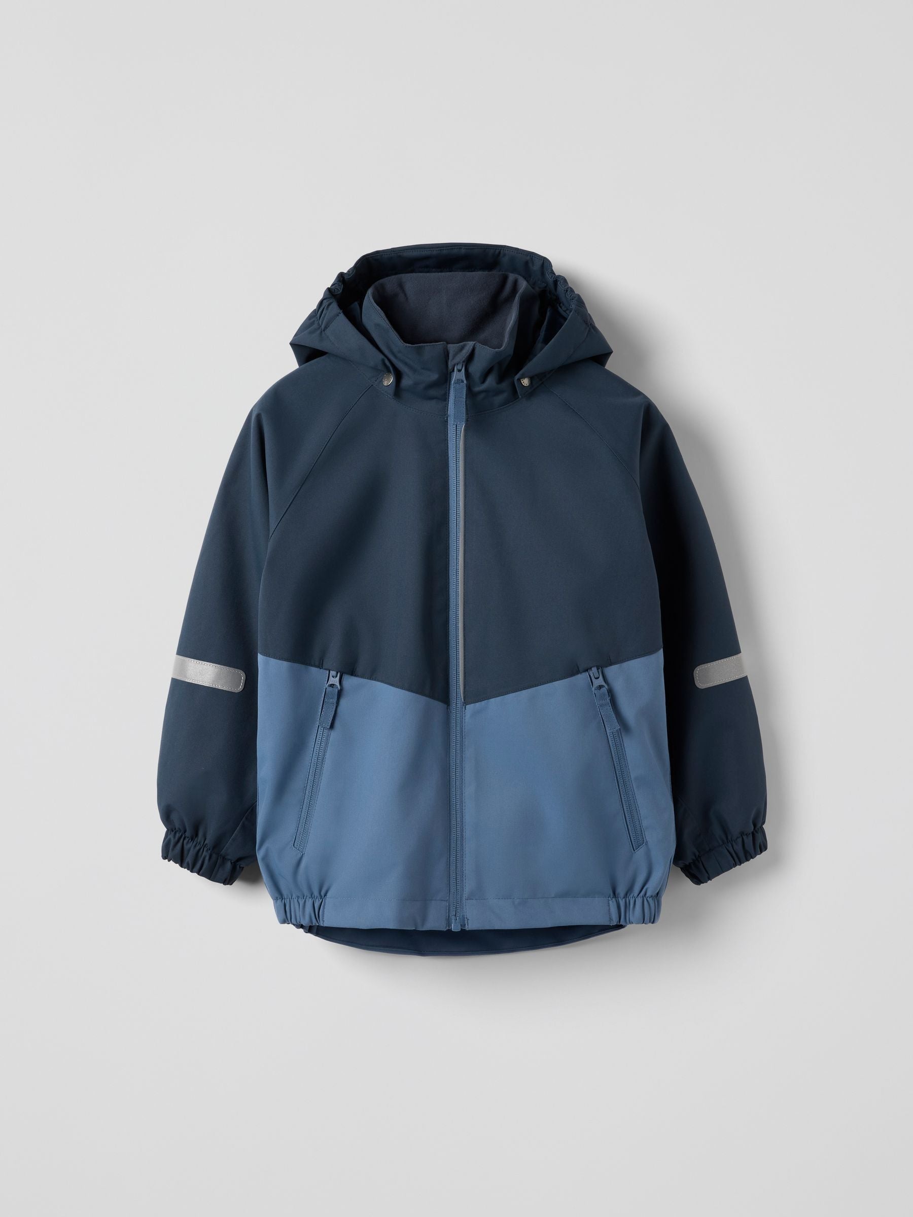 Dsiney Kidz - Polarn O. Pyret Blue Waterproof Shell Coat image 3