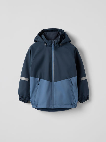 Dsiney Kidz - Polarn O. Pyret Blue Waterproof Shell Coat image 3