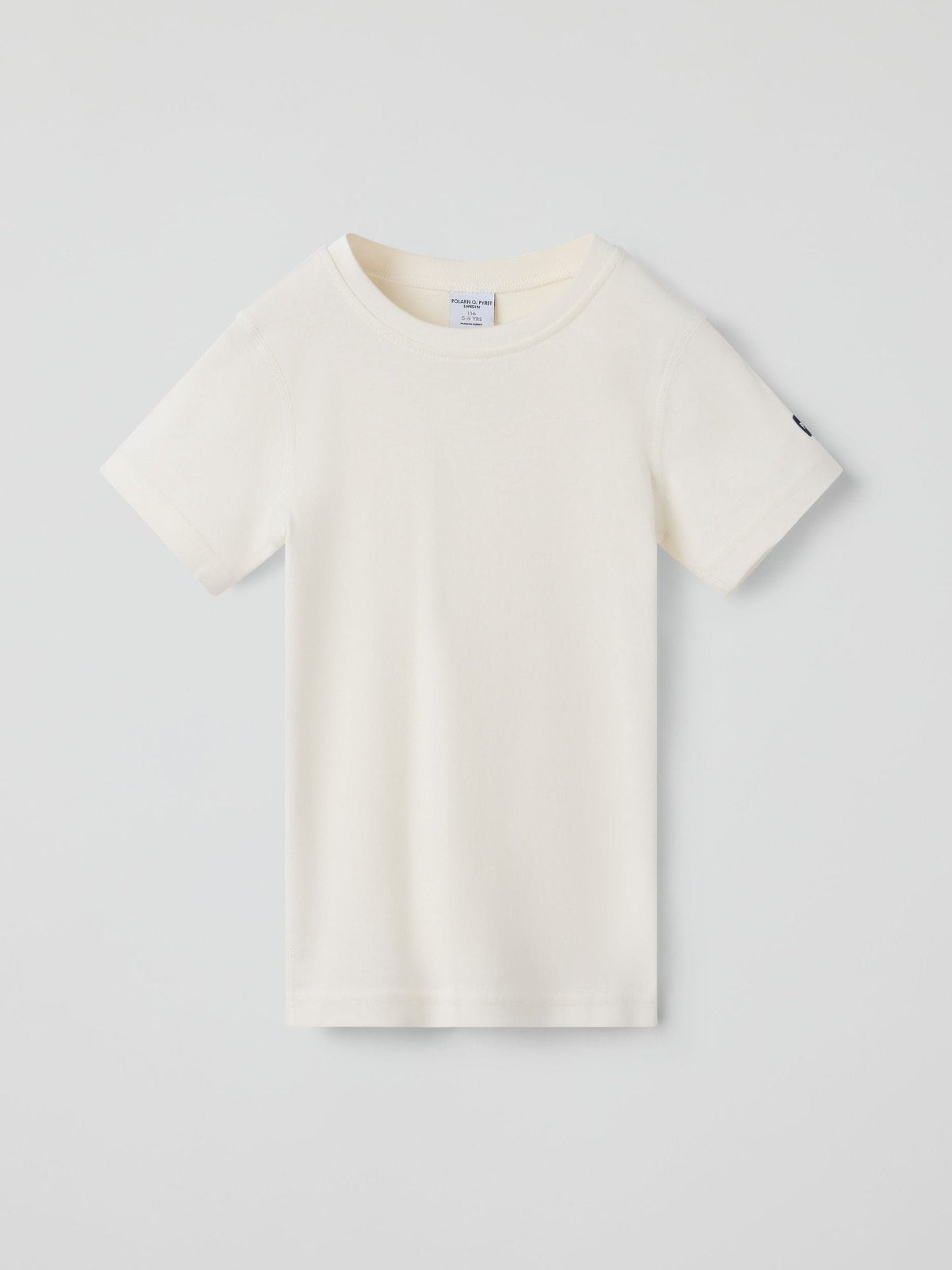 Polarn O. Pyret White Cotton Short Sleeve T-Shirt image 4