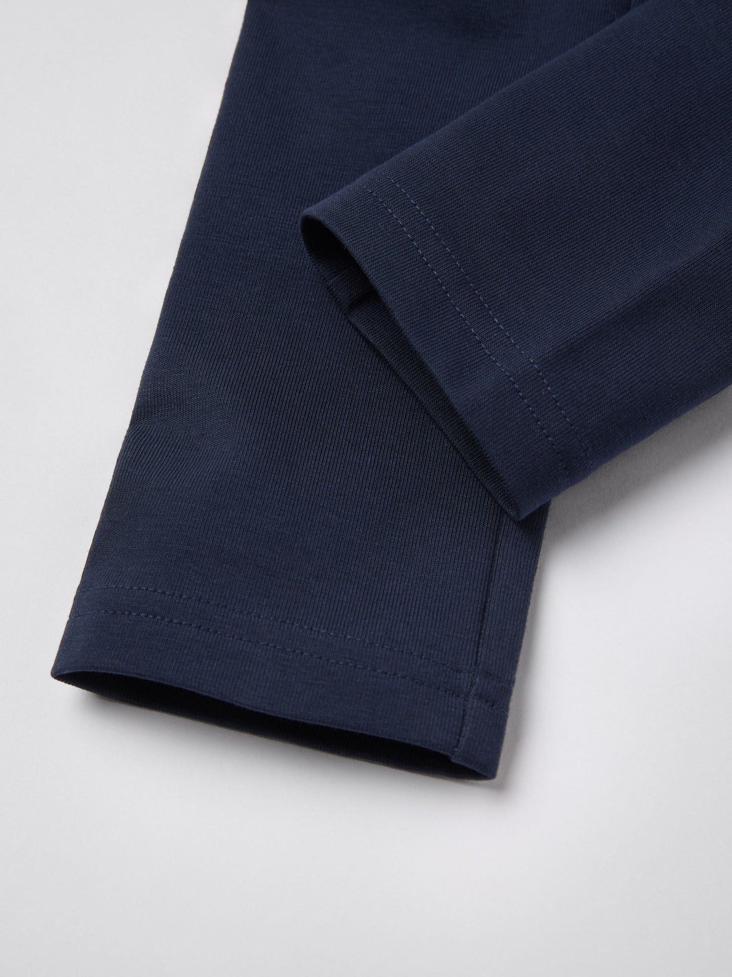Polarn O. Pyret Blue Cotton Plain Leggings image 4
