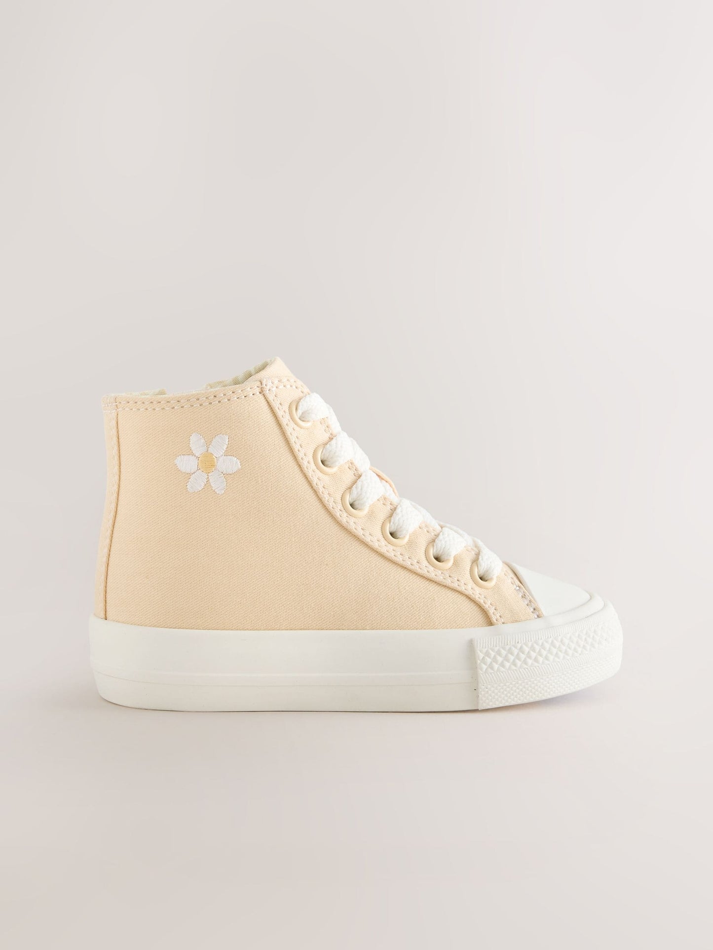 Yellow Standard Fit (F) High Top Trainers image 3