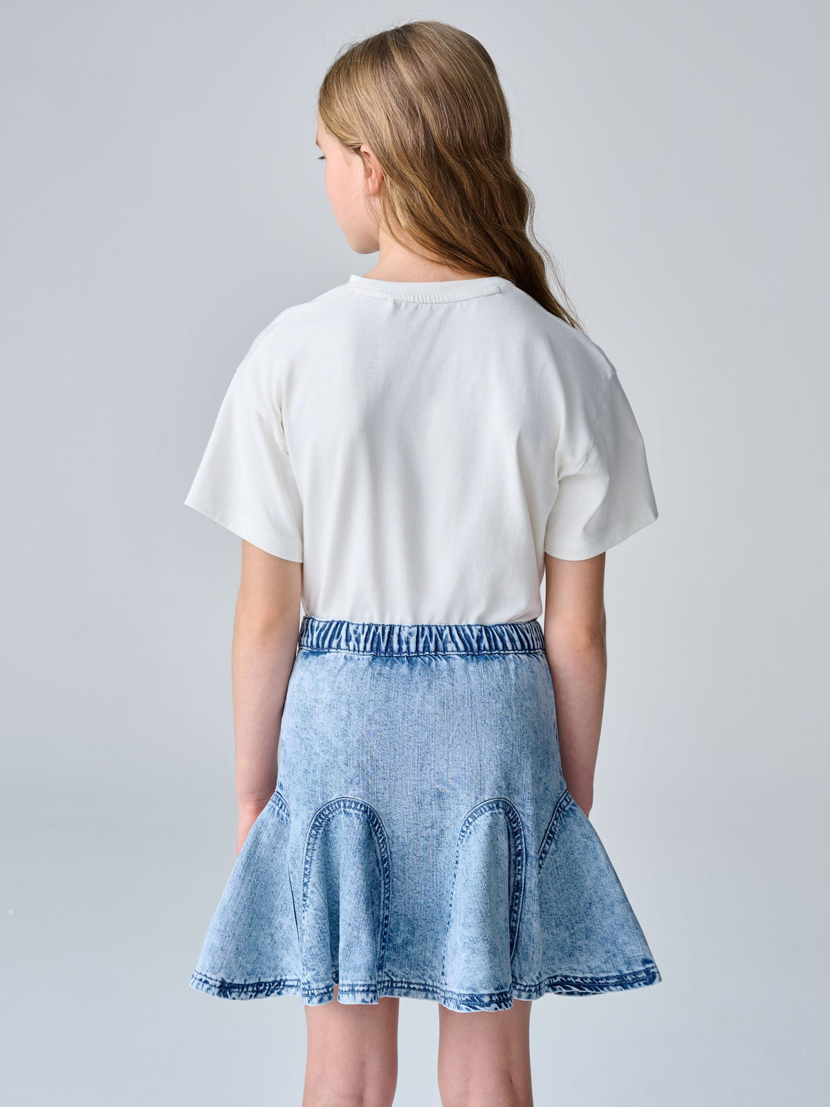 Dsiney Kidz - smALLSAINTS Denim Godet Denim Skirt image 3