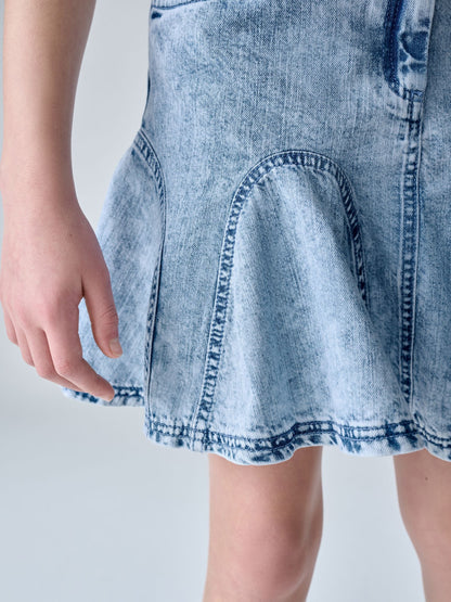 Dsiney Kidz - smALLSAINTS Denim Godet Denim Skirt image 7