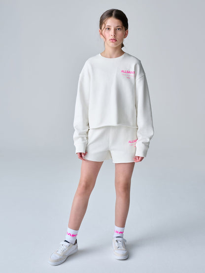 smALLSAINTS White Underground Sweatshirt and Shorts Set - image 2