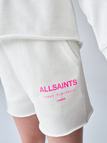 smALLSAINTS White Underground Sweatshirt and Shorts Set - image 5