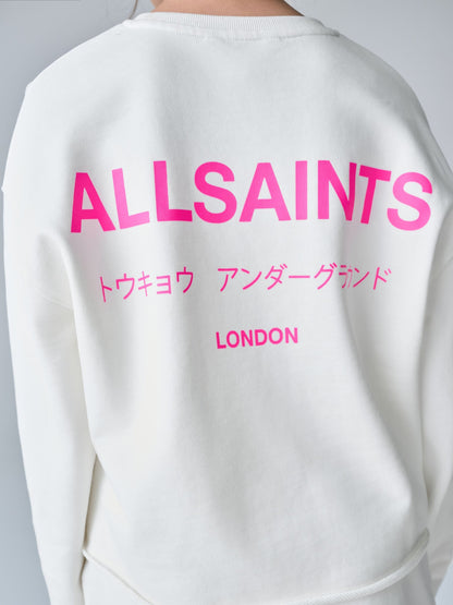 smALLSAINTS White Underground Sweatshirt and Shorts Set - image 7