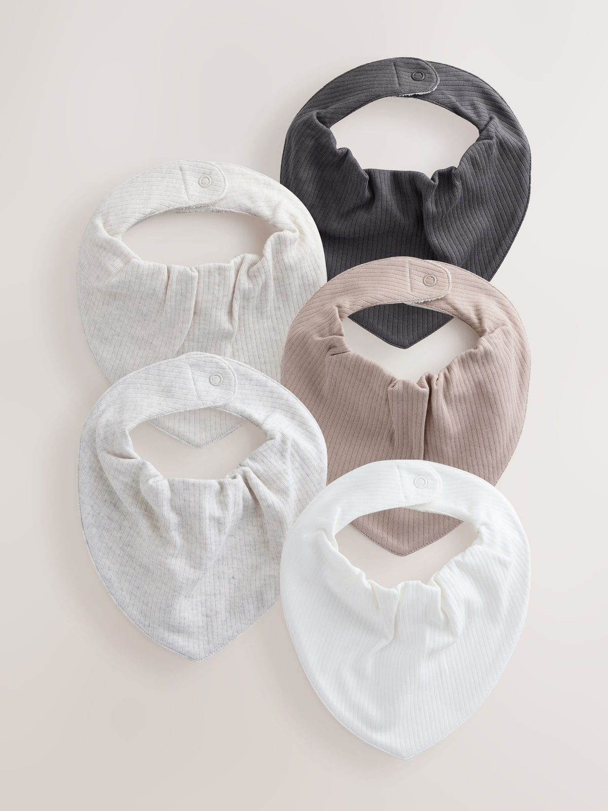 Dsiney Kidz - Neutral Baby Bibs 5 Pack image 1