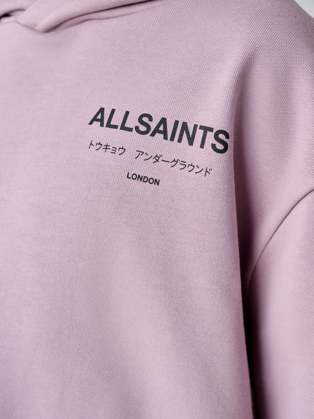 Dsiney Kidz - smALLSAINTS Purple Oversized Underground Pullover Hoodie image 3