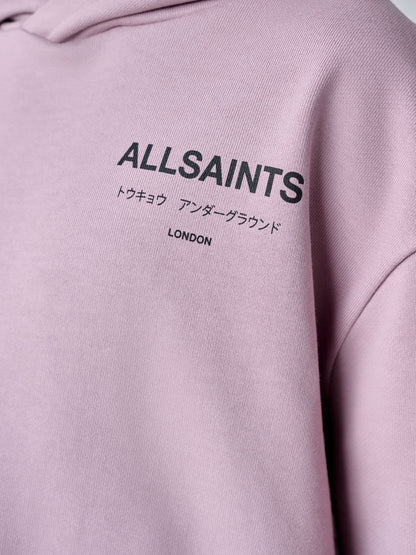 Dsiney Kidz - smALLSAINTS Purple Oversized Underground Pullover Hoodie image 3