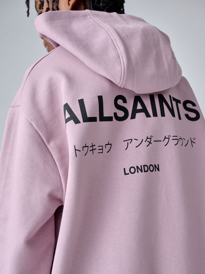 Dsiney Kidz - smALLSAINTS Purple Oversized Underground Pullover Hoodie image 4