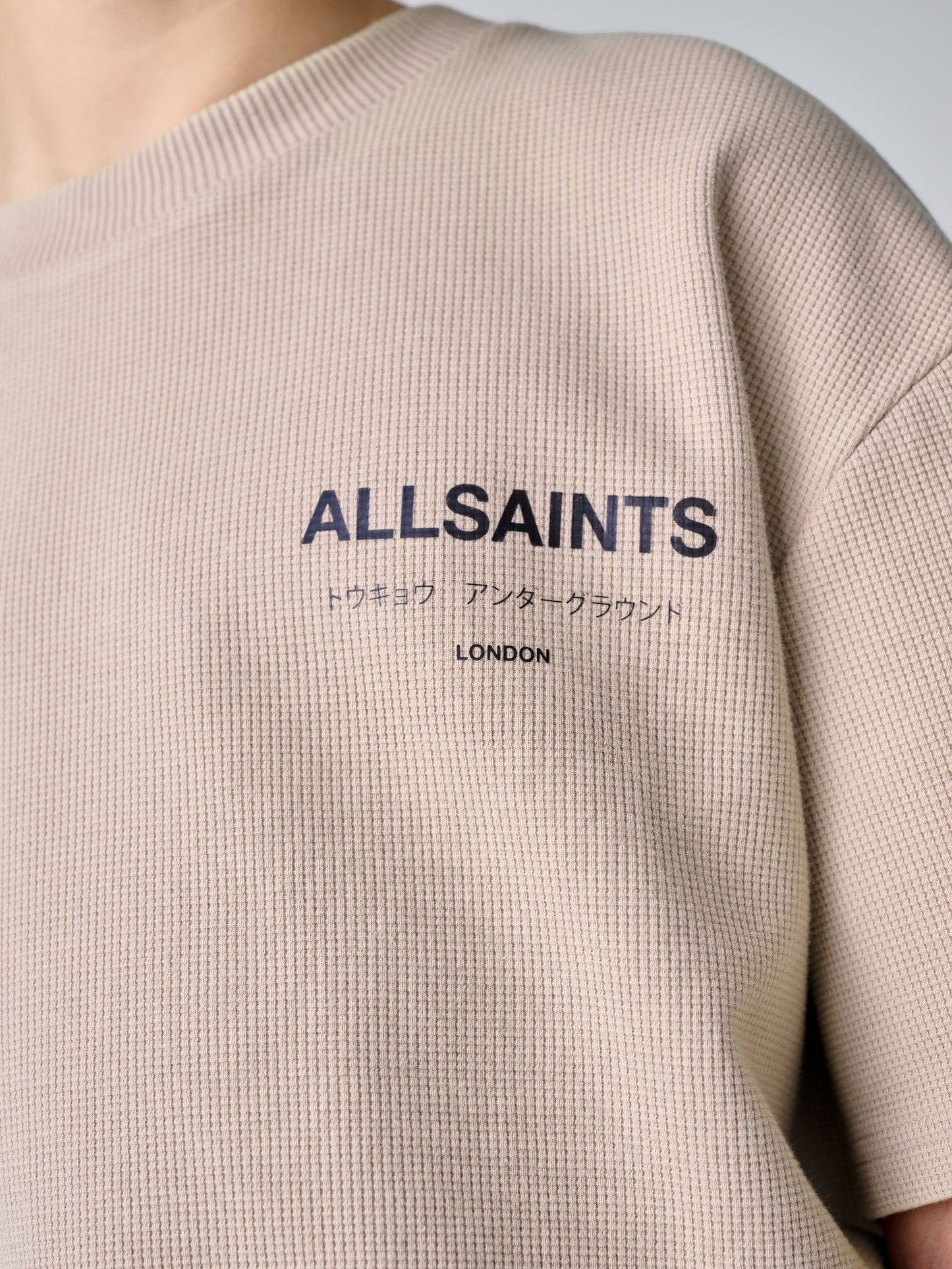 Dsiney Kidz - smALLSAINTS Neutral/Waffle Underground T-Shirt and Sweat Shorts Set image 7