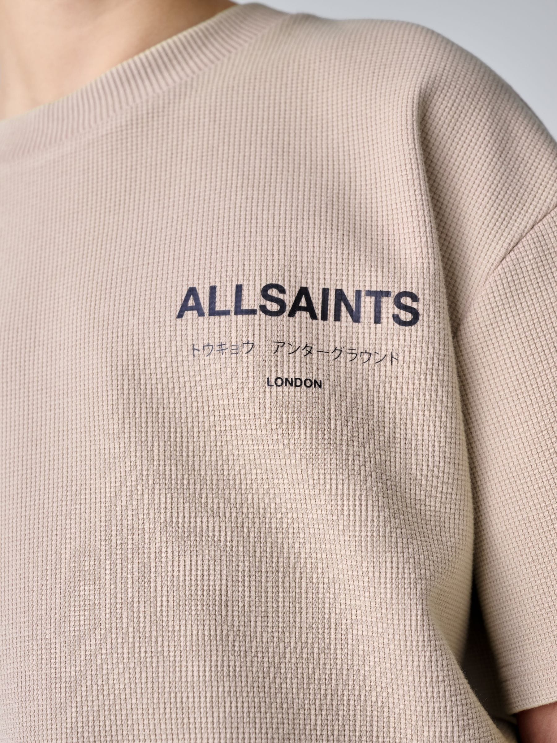 Dsiney Kidz - smALLSAINTS Neutral/Waffle Underground T-Shirt and Sweat Shorts Set image 7