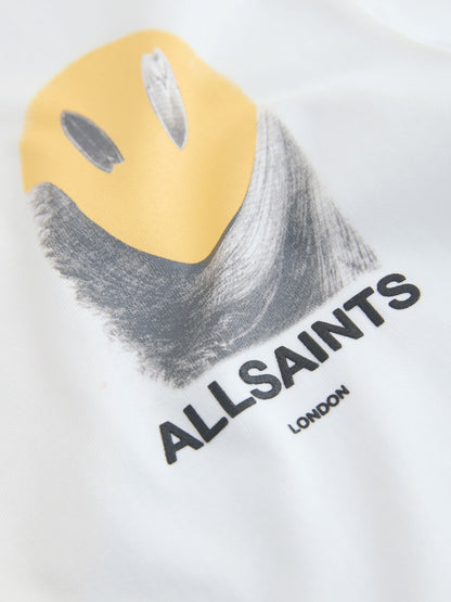 Dsiney Kidz - smALLSAINTS White/Party Wave Oversized Graphic Crew Neck T-Shirt image 8