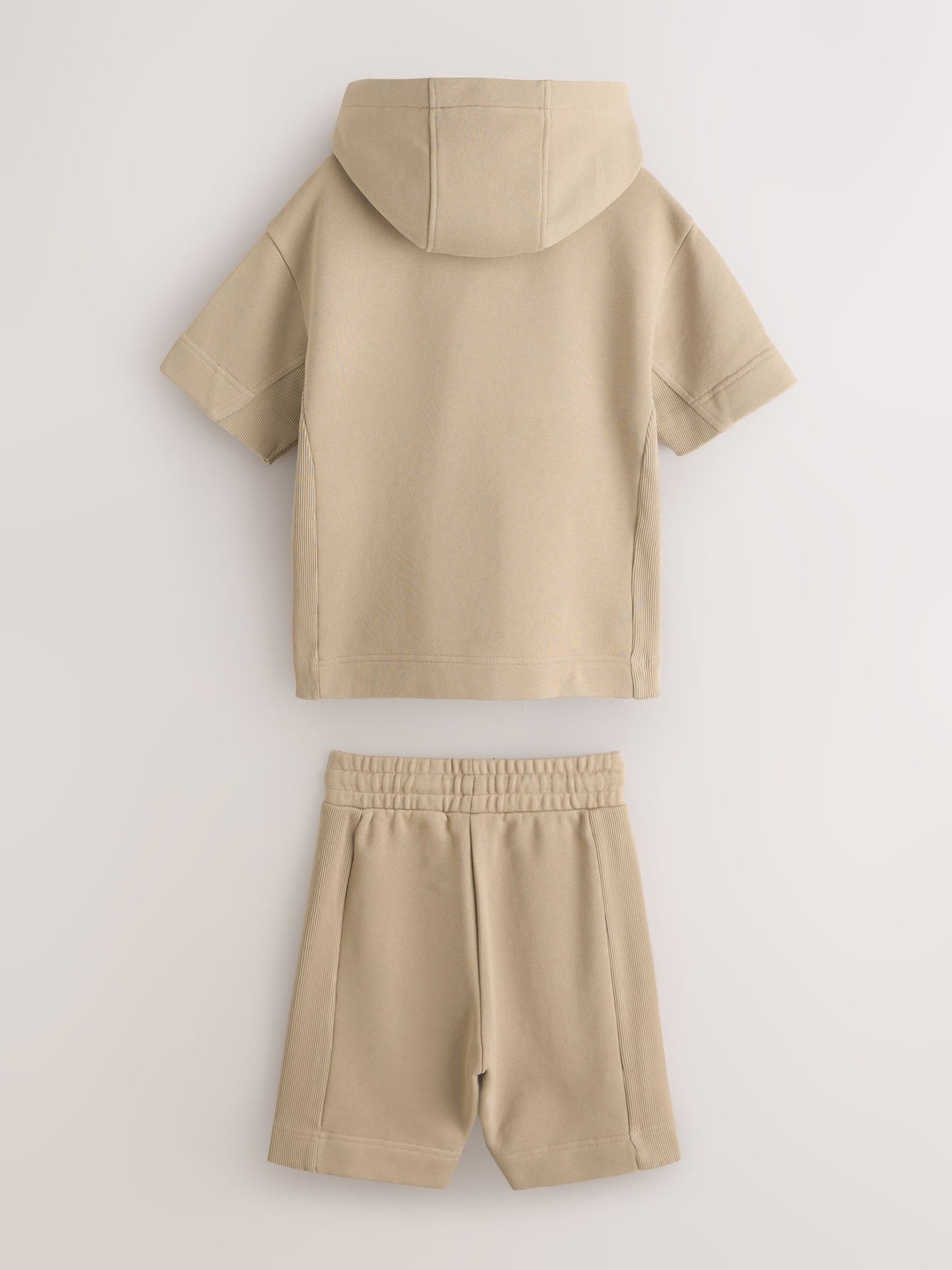 Dsiney Kidz - smALLSAINTS Neutral Underground Oversized Short Sleeve Hoodie and Shorts Set image 8