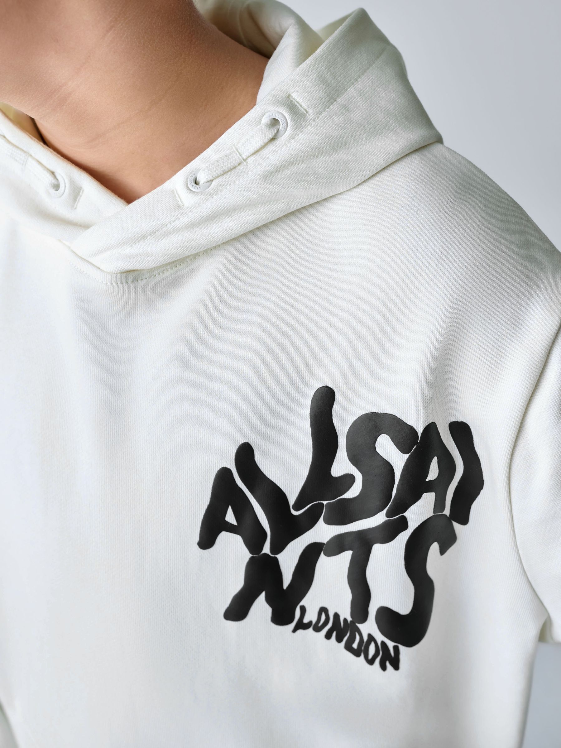 Dsiney Kidz - smALLSAINTS White Oversized Orlando Pullover Hoodie image 2