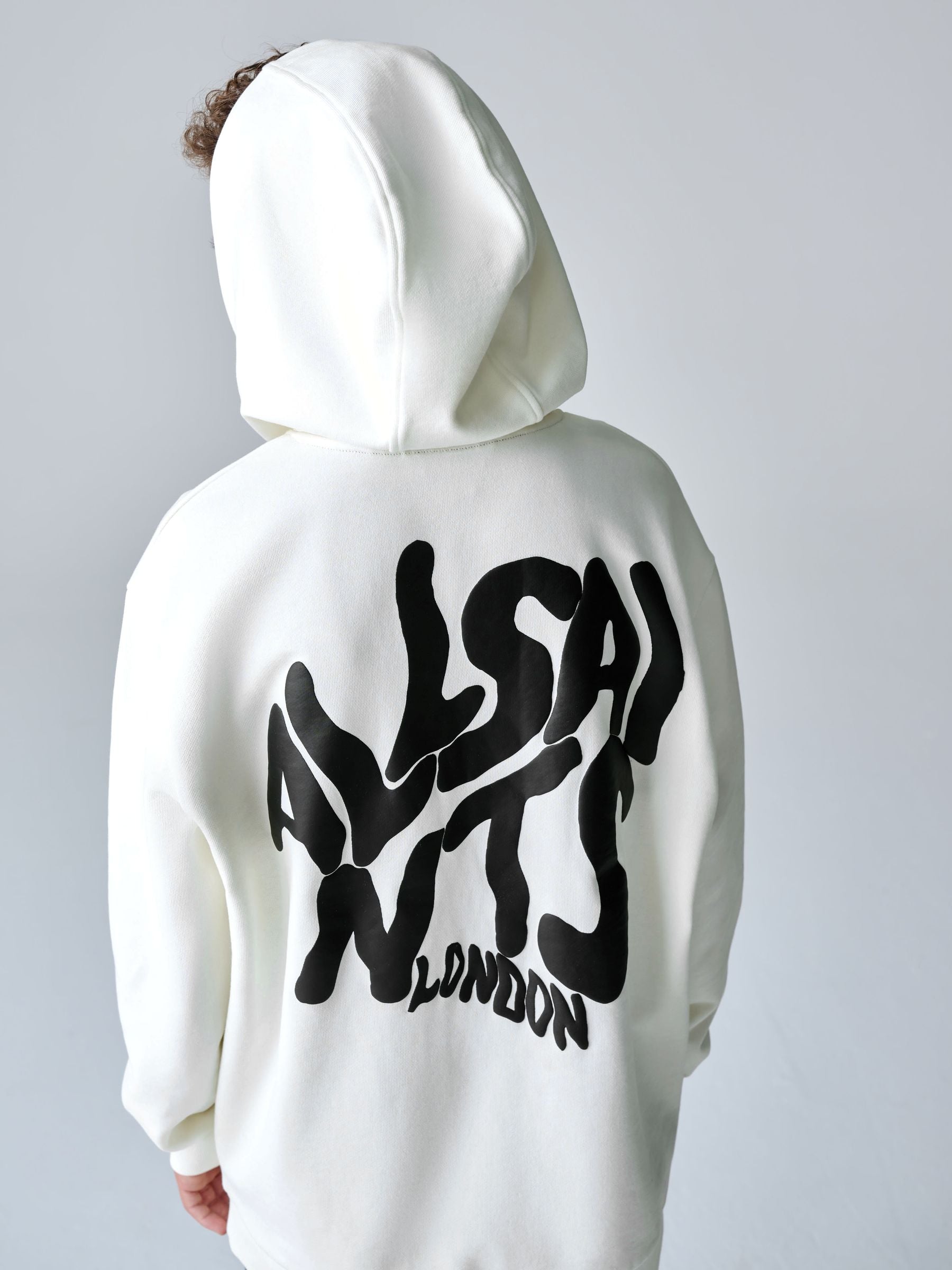 Dsiney Kidz - smALLSAINTS White Oversized Orlando Pullover Hoodie image 4