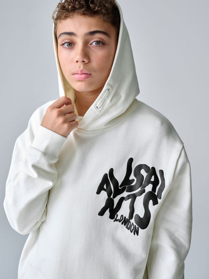 Dsiney Kidz - smALLSAINTS White Oversized Orlando Pullover Hoodie image 5