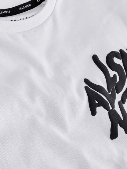 Dsiney Kidz - smALLSAINTS White Orlando Logo Oversized Crew Neck Sleeveless T-Shirt image 7