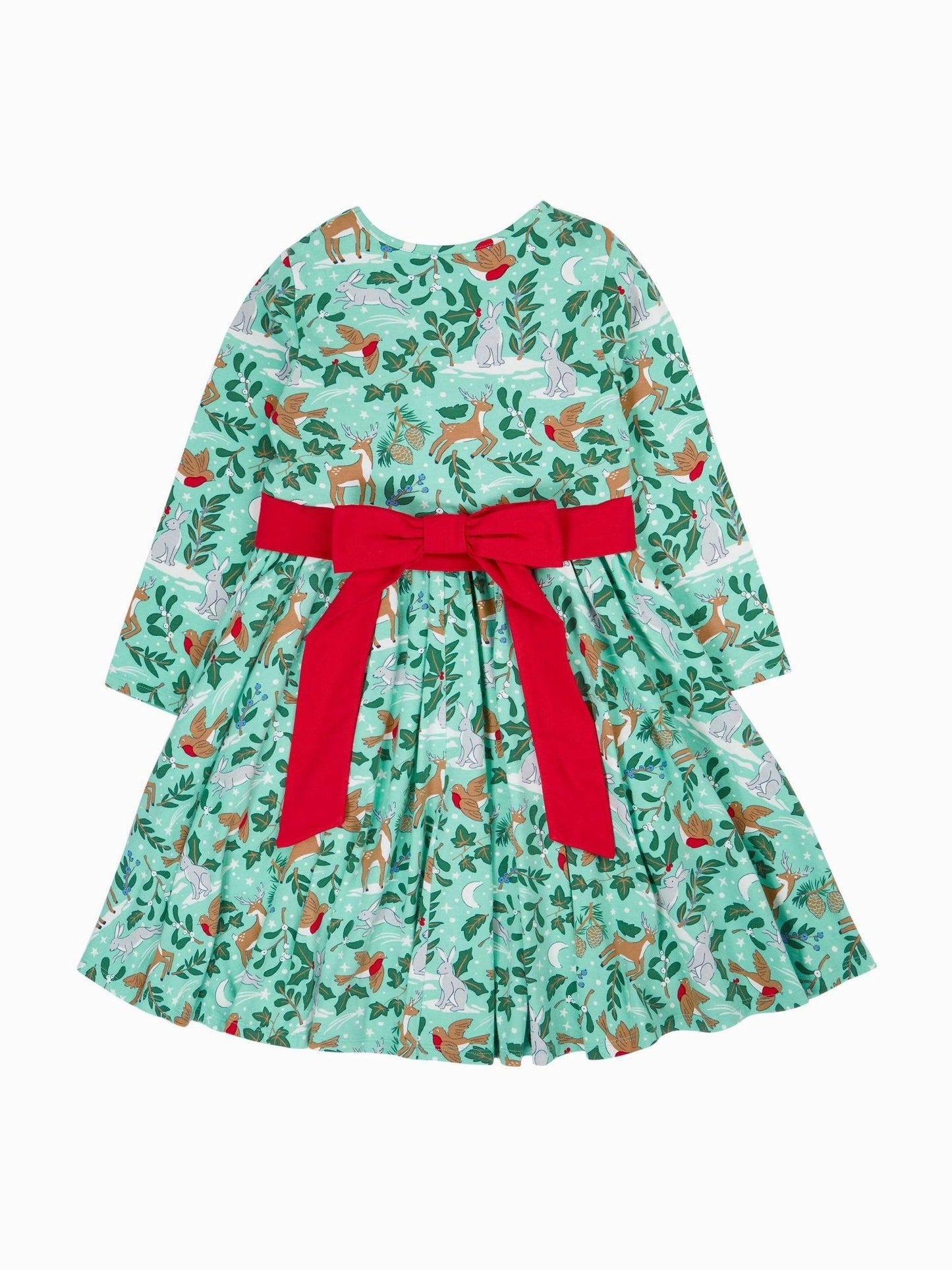 Frugi Green Skater Dress image 2