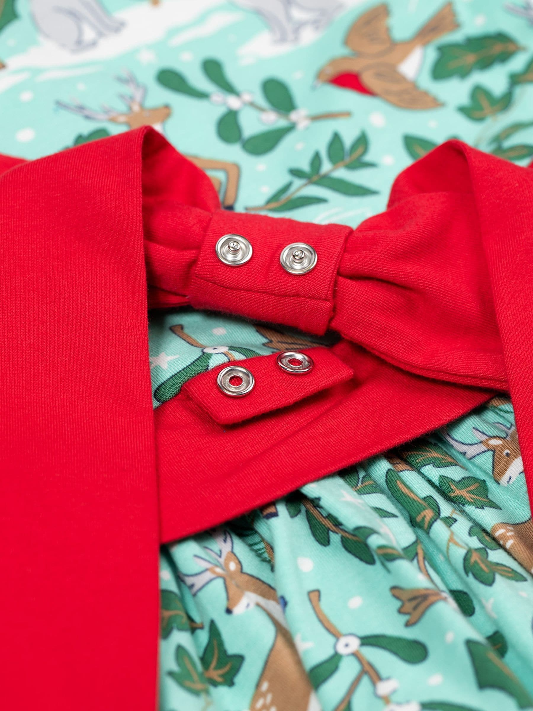 Frugi Green Skater Dress image 4