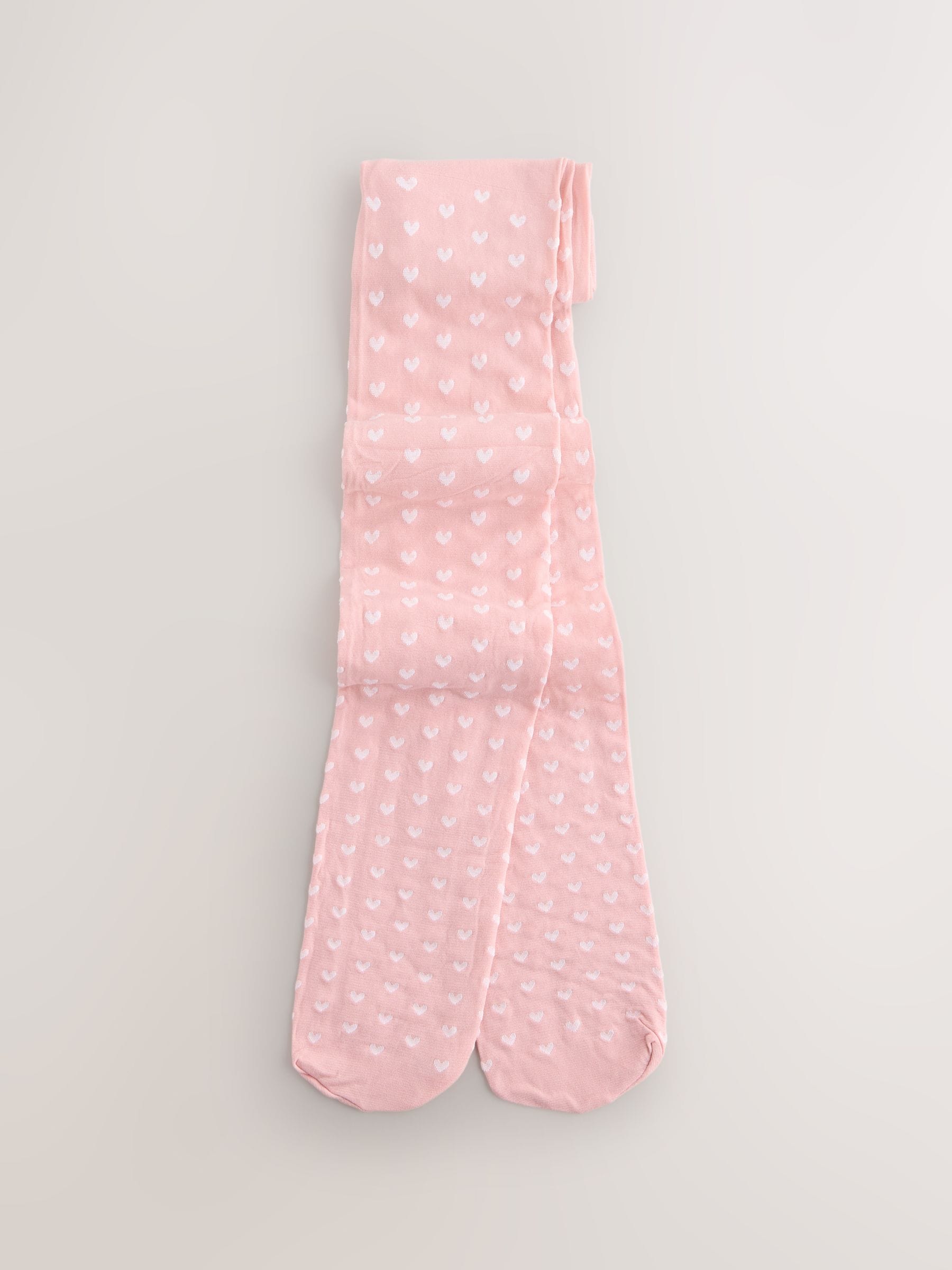 Dsiney Kidz - Light Pink 40 Denier Heart Tights image 1