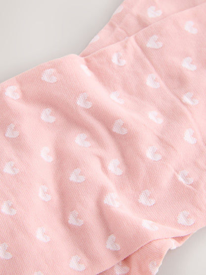 Dsiney Kidz - Light Pink 40 Denier Heart Tights image 2