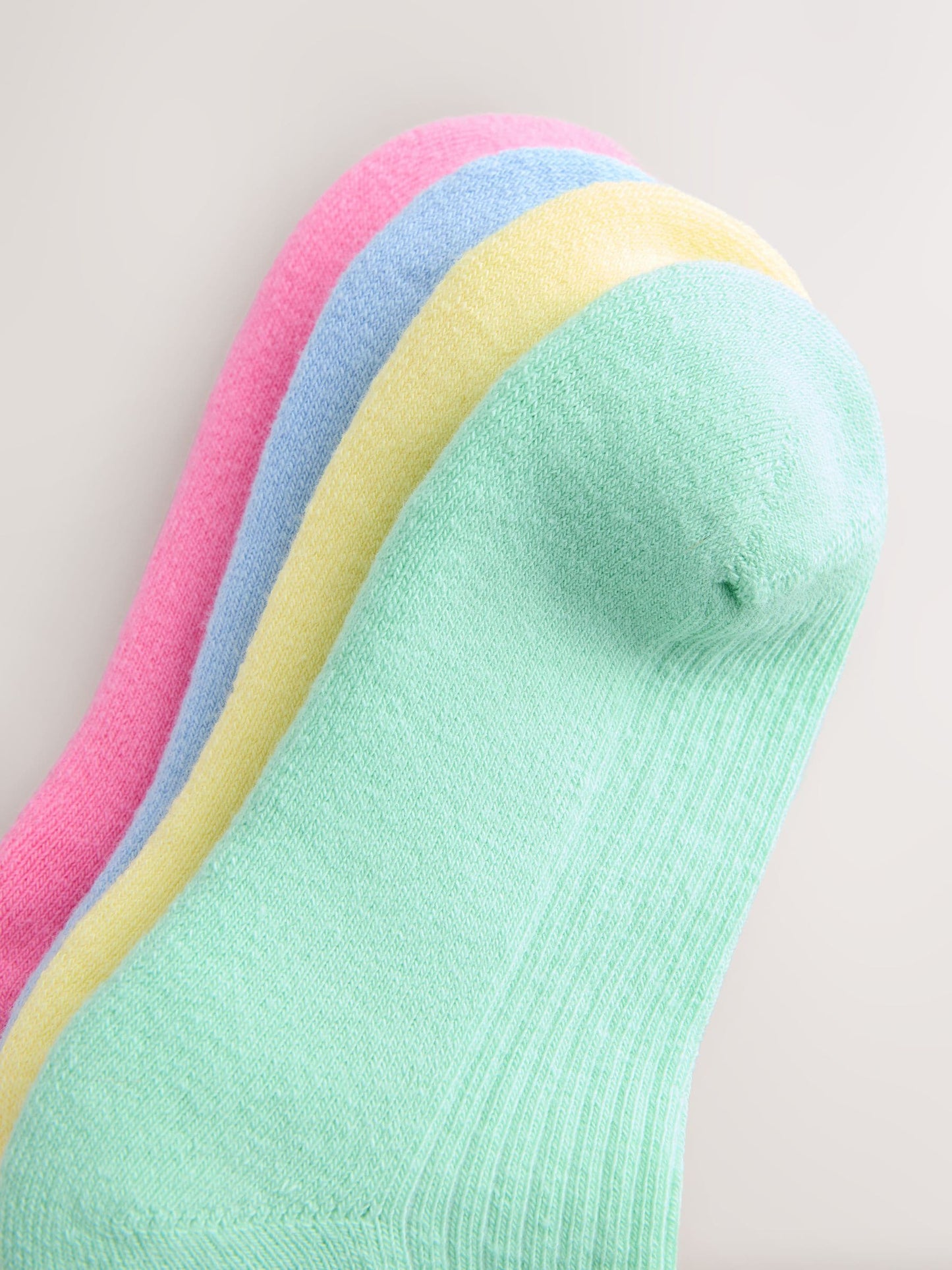 Multicolour Pattern Cotton Rich Cushioned Sole Ankle Socks 4 Pack image 3