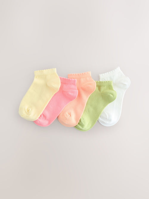 Multi Cotton Rich Trainer Socks 5 Pack image 1