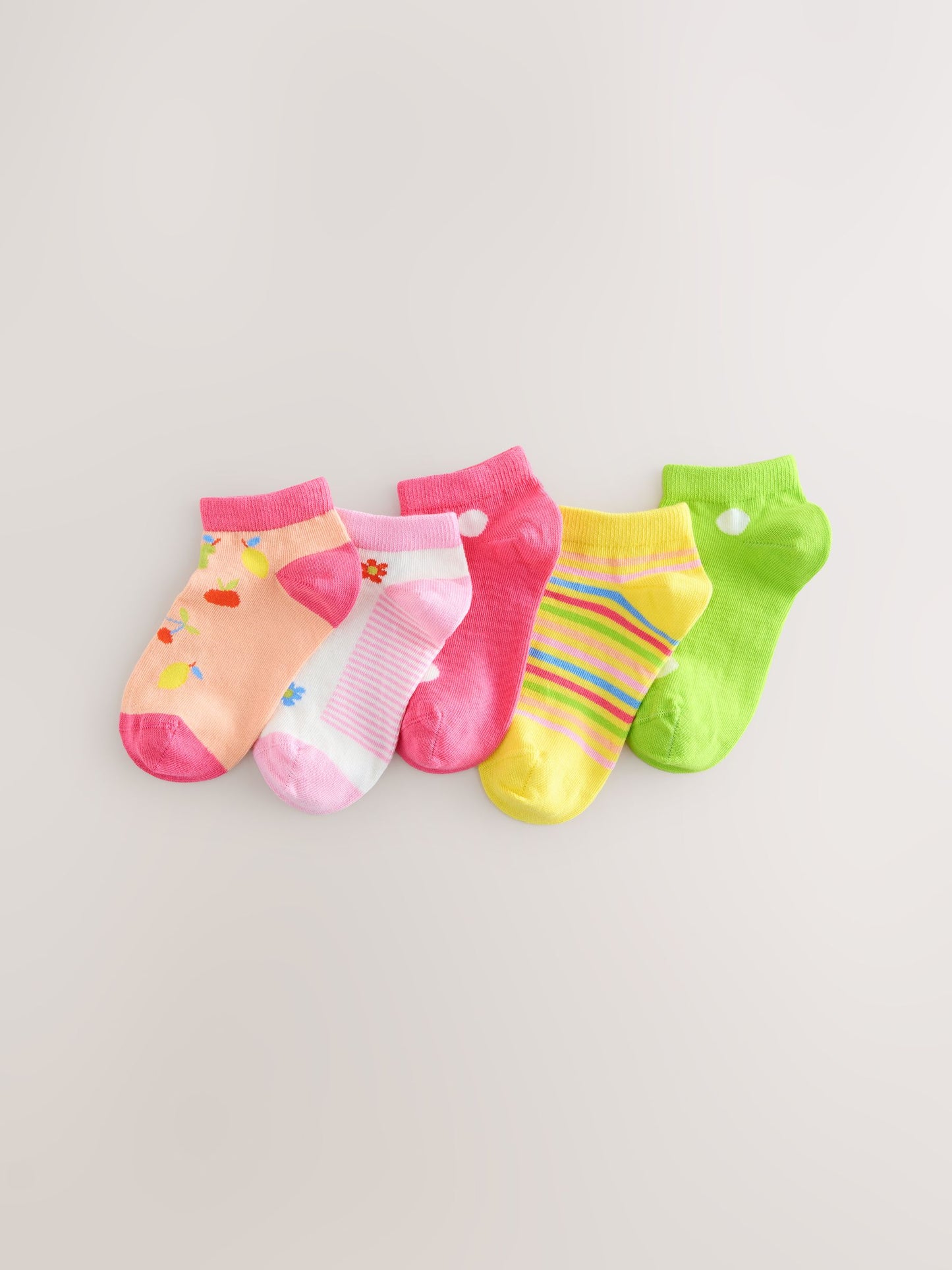 Multi Cotton Rich Trainer Socks 5 Pack image 1