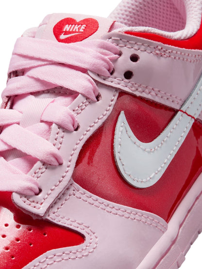 Nike Pink/Red Hearts Junior Dunk Low Trainers image 10