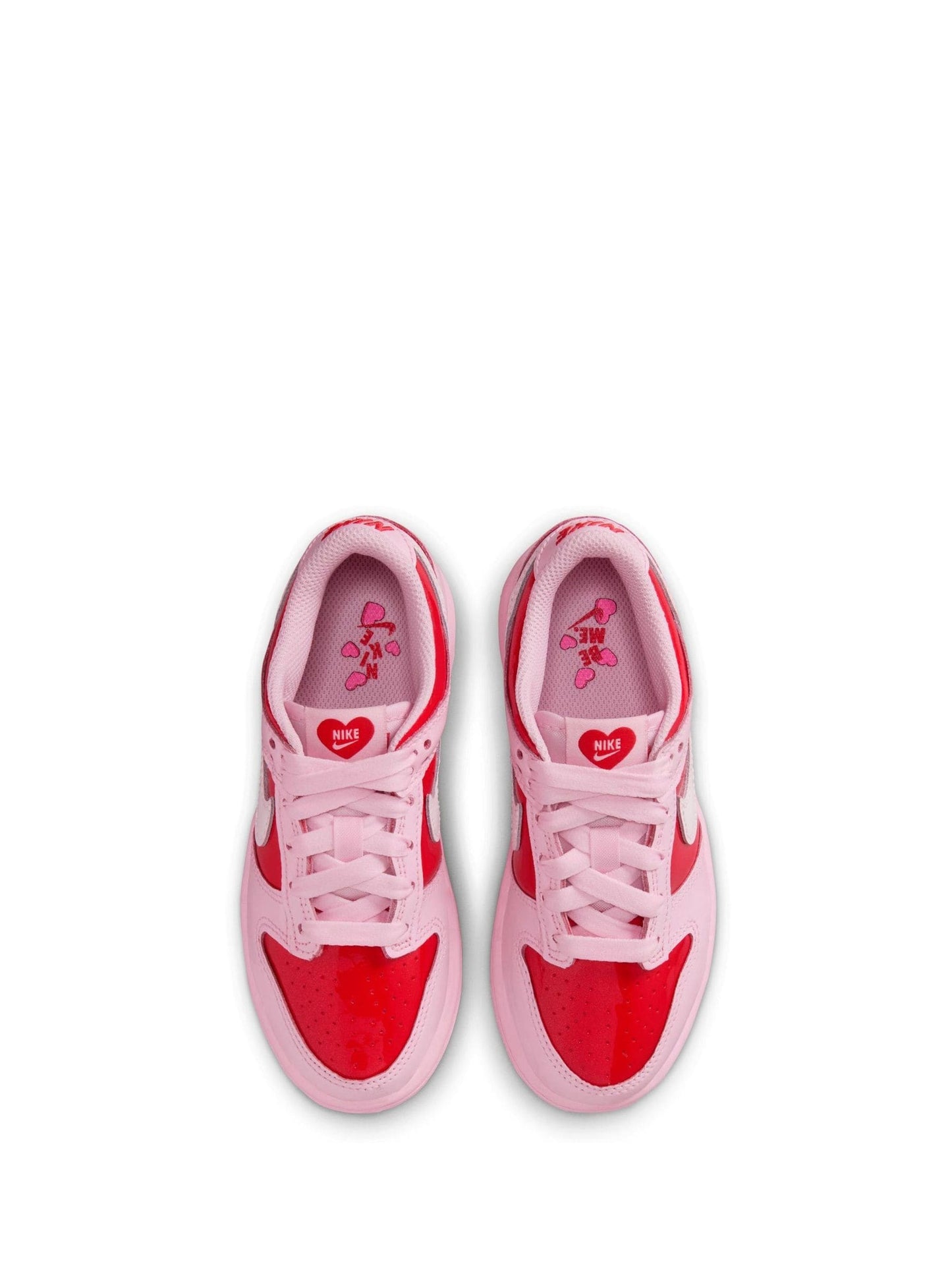 Nike Pink/Red Hearts Junior Dunk Low Trainers image 5